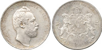 KARL XV (1859-1872). Riksdaler riksmynt 1861.