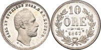KARL XV (1859-1872). 10 öre 1867.