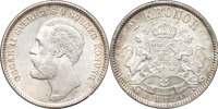 OSKAR II (1872-1907). 2 kronor 1876. Hopträngt årtal.
