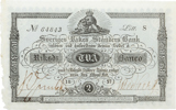 2 riksdaler banco 1857. S 64843.