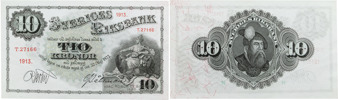 10 kronor 1913. T,27166.