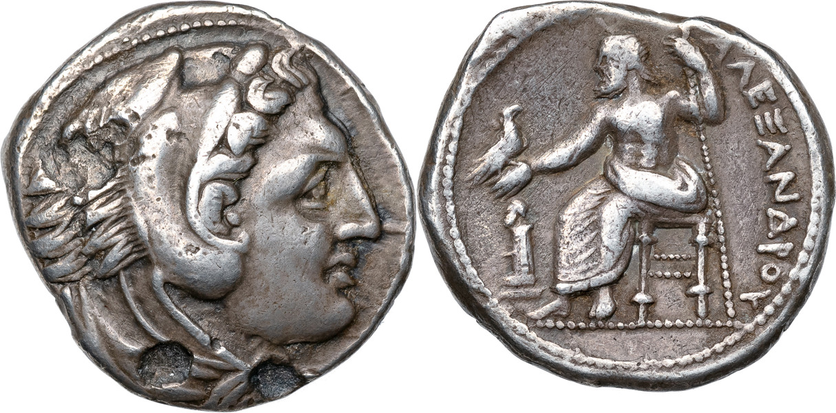 GREEK COINS. THE MACEDONIAN KINGDOM. Alexander III (the Great). (336-323 B.C.). AR tetradrachm.
