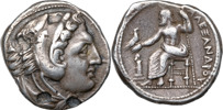GREEK COINS. THE MACEDONIAN KINGDOM. Alexander III (the Great). (336-323 B.C.). AR tetradrachm. 