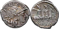 Roman Republic. M. JUNIUS SILANUS (145 B.C.). AR denarius.