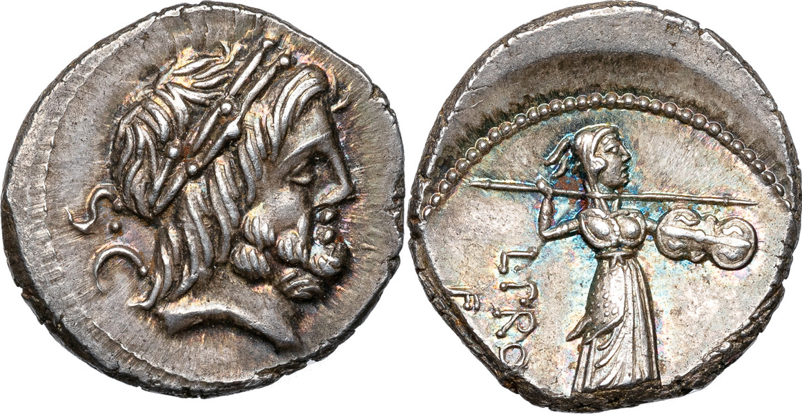 Roman Republic. L. PROCILIUS (80 B.C.). AR denarius.