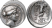 Roman Republic. C. MEMMIUS C.f. (c. 56 B.C.). AR denarius.