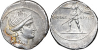 Roman Republic. OCTAVIAN (32-31 B.C.). AR denarius.