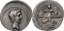 Roman Republic. OCTAVIAN (30-29 B.C.). AR denarius. 