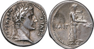 Roman Empire. AUGUSTUS (27 B.C.-A.D. 14). AR denarius.