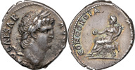 Roman Empire. NERO (A.D. 54-68). AR denarius. 
