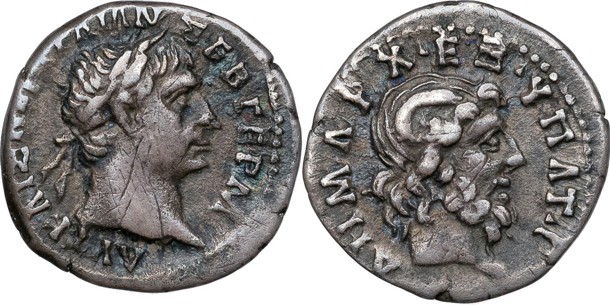 Roman Empire. TRAJAN (A.D. 98-117). Cappadocia, Caesarea. AR hemidrachm.
