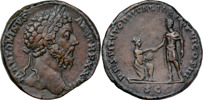 Roman Empire. MARCUS AURELIUS (A.D. 161-180). AE sestertius.