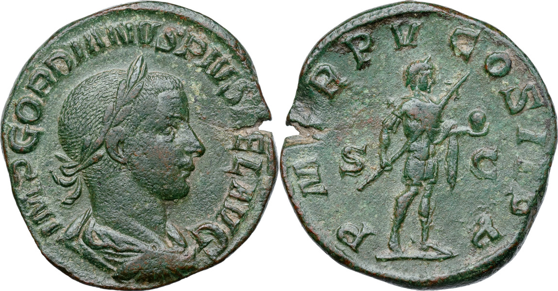 Roman Empire. GORDIAN III (A.D. 238-244). AE sestertius.