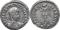 Roman Empire. VALENTINIAN II (A.D. 375-383). AR siliqua.