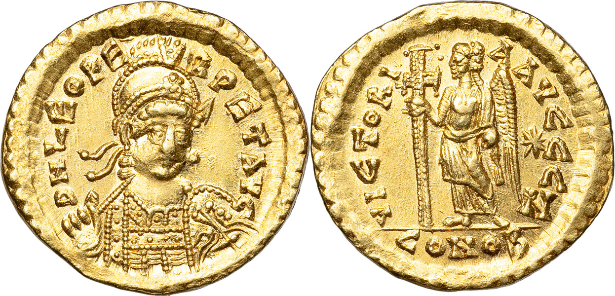Roman Empire. LEO I (A.D. 457-474). AV solidus.