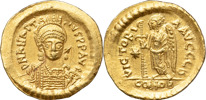 BYZANTINE COINS. ANASTASIUS (A.D 491-518). AV solidus. 