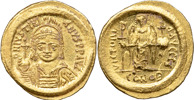 BYZANTINE COINS. JUSTINIAN I (A.D 527-565). AV solidus.