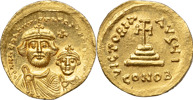 BYZANTINE COINS. HERACLIUS (A.D 610-641). AV solidus. 