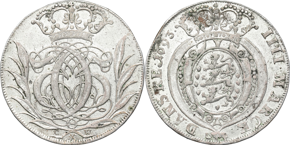 DANMARK / DENMARK. Christian V (1670–1699). GLÜCKSTADT.