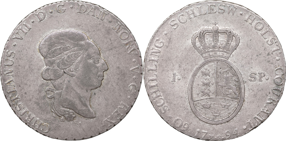 DANMARK / DENMARK. Christian VII (1766–1808). ALTONA.
