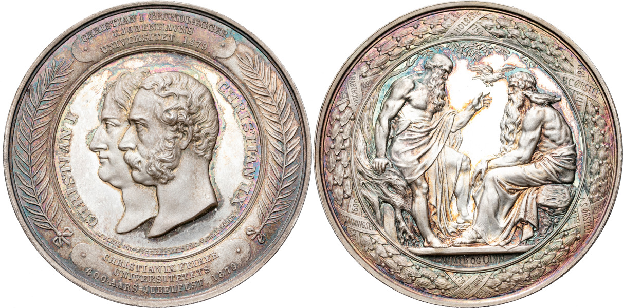 DANMARK / DENMARK. Christian IX (1863-1906). Köpenhamns universitets 400-årsjubileum.