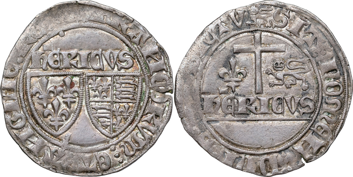 FRANKRIKE / FRANCE. Henry VI (1422-1461). ROUEN.