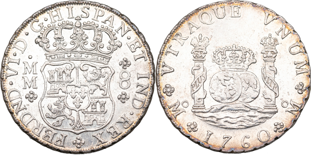 MEXIKO / MEXICO. Carlos III (1759-1788). 8 reales 1760.