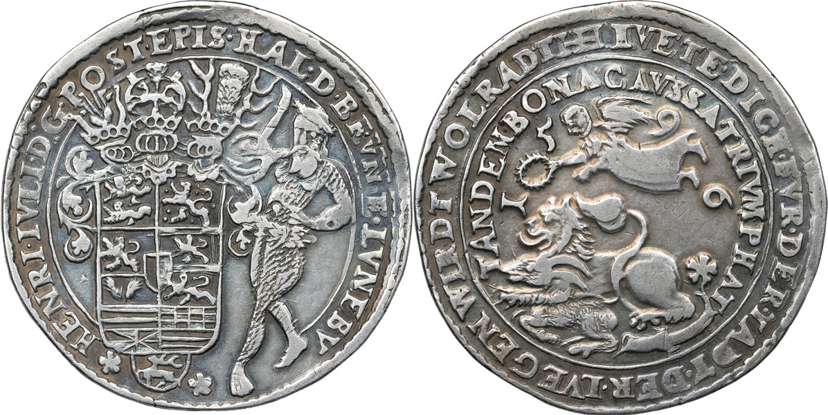 TYSKA STATER / GERMN STATES. BRAUNSCHWEIG-WOLFENBÜTTEL. Heinrich Julius (1589-1613).