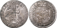 TYSK-ROMERSKA RIKET-ÖSTERRIKE / THE HOLY GERMAN EMPIRE-AUSTRIA. Leopold I (1657-1705). Skruvtaler utan årtal.
