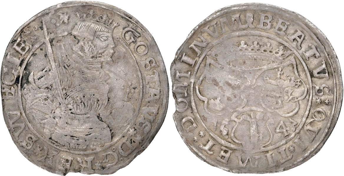 GUSTAV I (1523-1560). Mark 1543