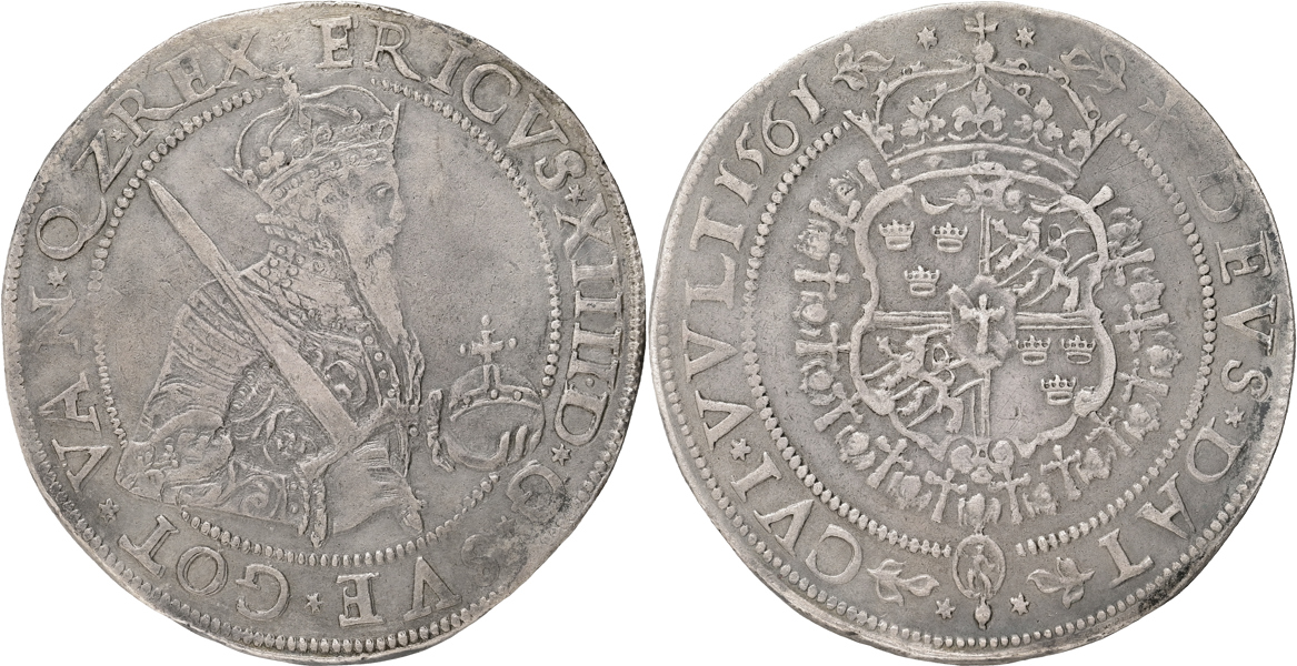 ERIK XIV (1560-1568). Daler 1561