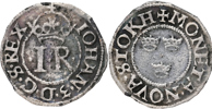 JOHAN III (1568-1592). 2 penningar u. å