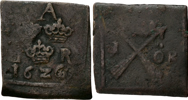 GUSTAV II ADOLF (1611-1632). Öre 1626