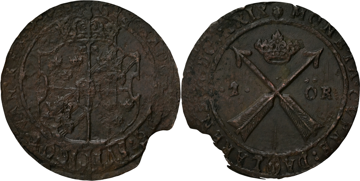 GUSTAV II ADOLF (1611-1632). Öre 1629