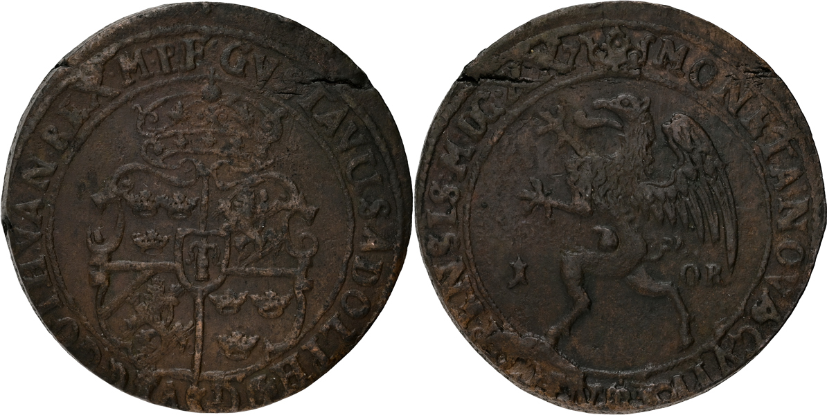 GUSTAV II ADOLF (1611-1632). Öre 1627