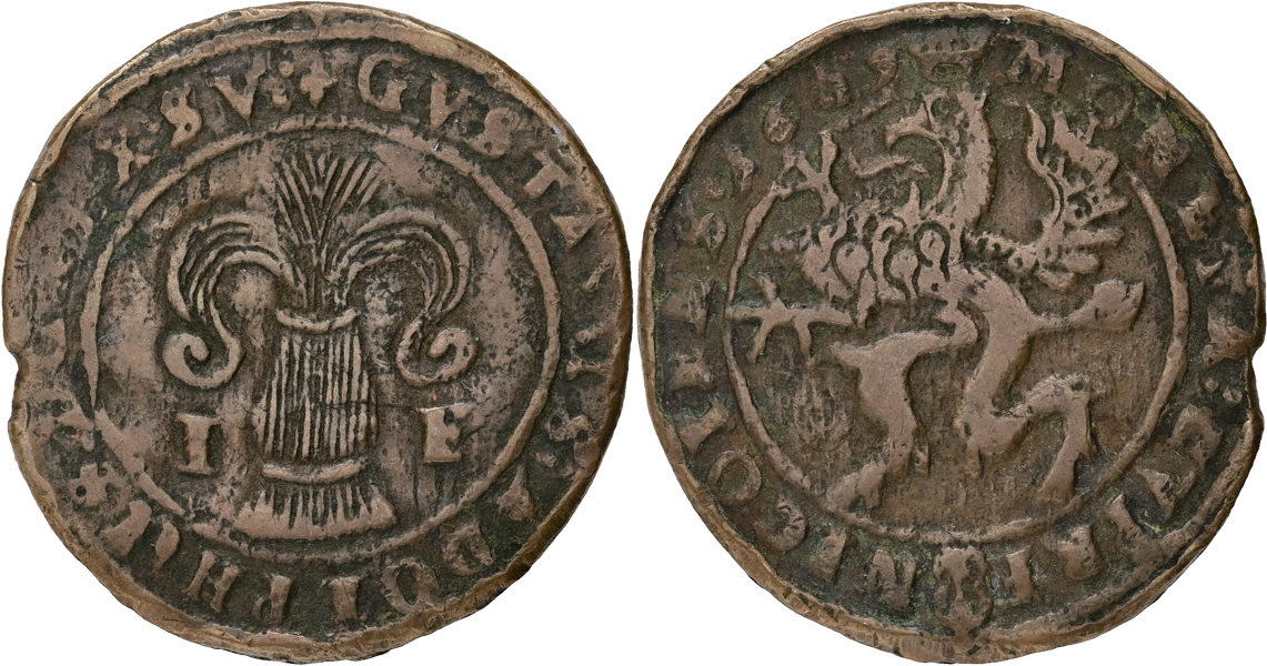 GUSTAV II ADOLF (1611-1632). Fyrk 1629