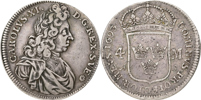KARL XI (1660-1697). 4 mark 1693
