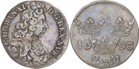 KARL XI (1660-1697). 2 mark 1693