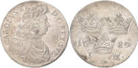 KARL XI (1660-1697). Mark 1689