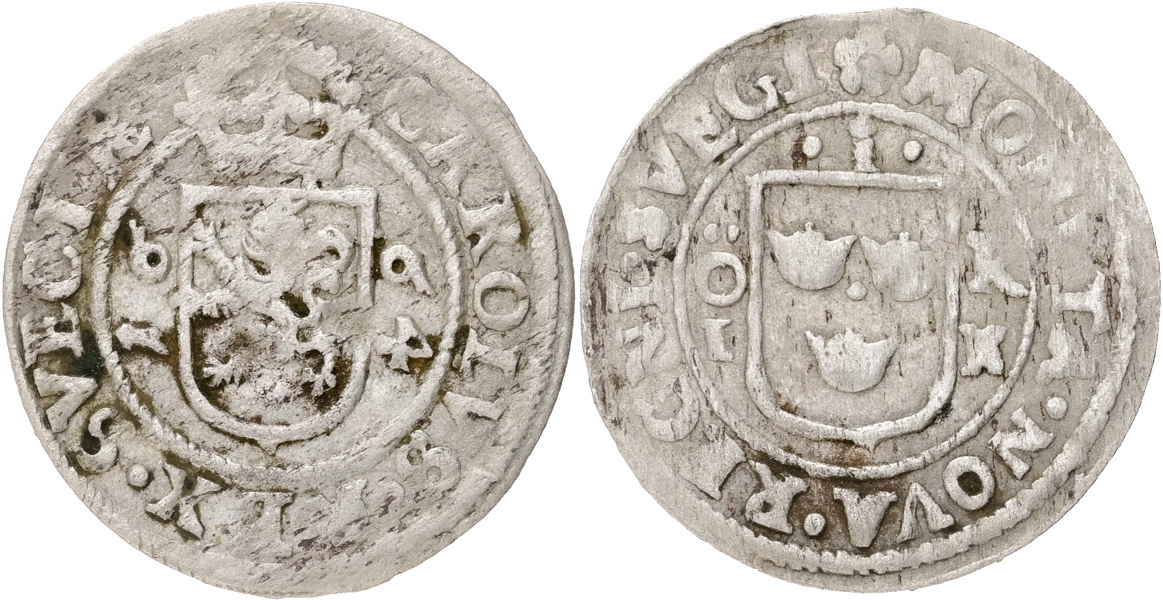 KARL XI (1660-1697). Öre 1664