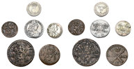 KARL XI (1660-1697). Lot of 6
