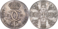 KARL XII (1697-1718). 2 caroliner 1718
