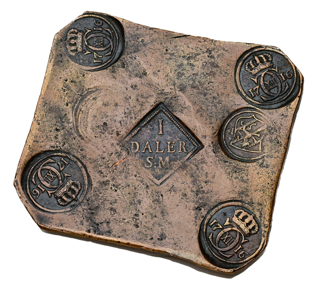 KARL XII (1697-1718). Daler SM 1716