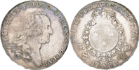 ADOLF FREDRIK (1751-1771). 3 daler SM 1771
