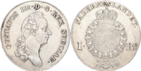 GUSTAV III (1771-1792). Riksdaler 1782