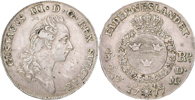 GUSTAV III (1771-1792). 2/3 riksdaler 1777
