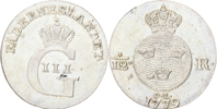 GUSTAV III (1771-1792). 1/12 riksdaler 1779