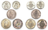 GUSTAV III (1771-1792). Lot of 5