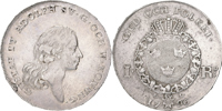 GUSTAV IV ADOLF (1792-1809). Riksdaler 1796