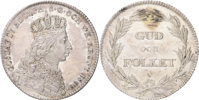GUSTAV IV ADOLF (1792-1809). 1/3 riksdaler 1800. Kastmynt till kungens kröning